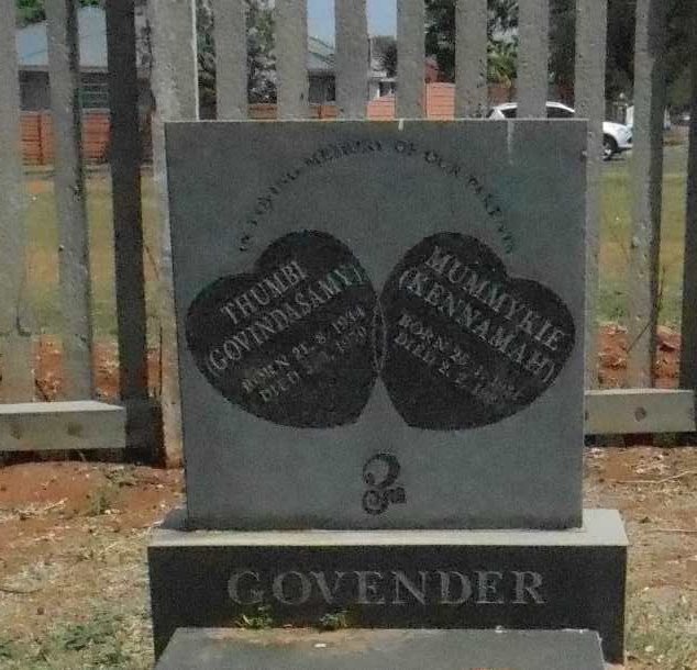GOVENDER Thumbi 1934-1970 :: GOVENDER Mummykie 1931-1984