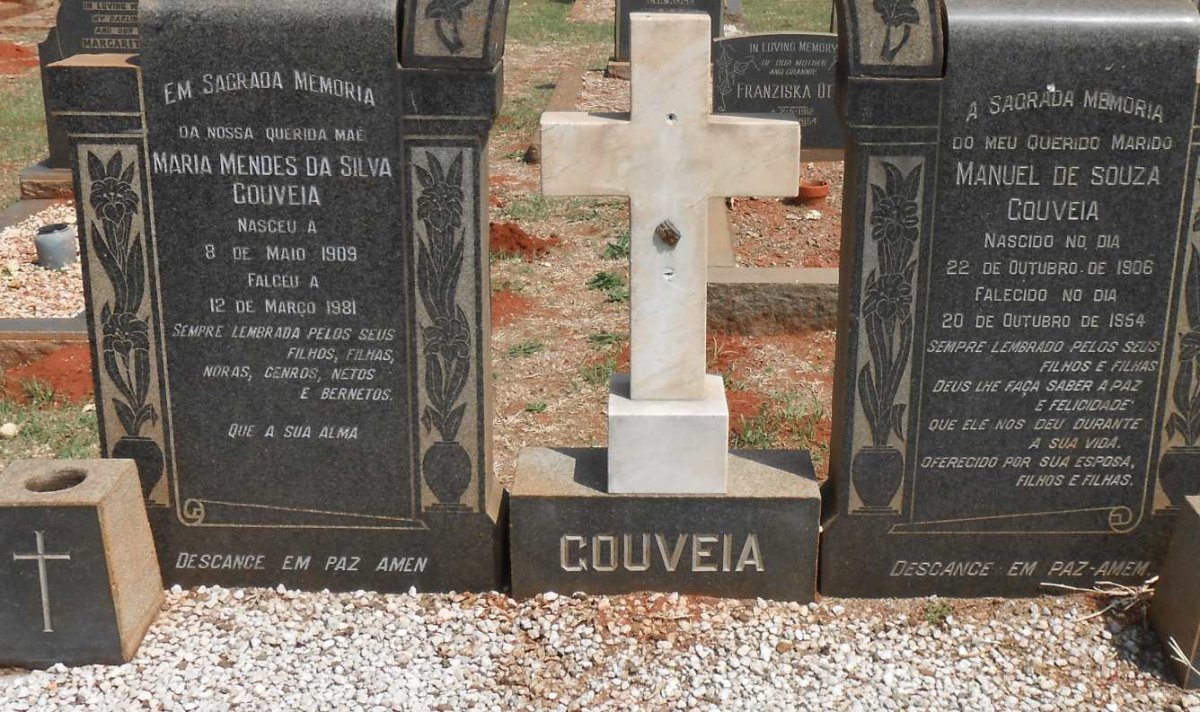 GOUVEIA Manuel de Souza 1906-1954 &amp; Maria Mendes da Silva 1909-1981