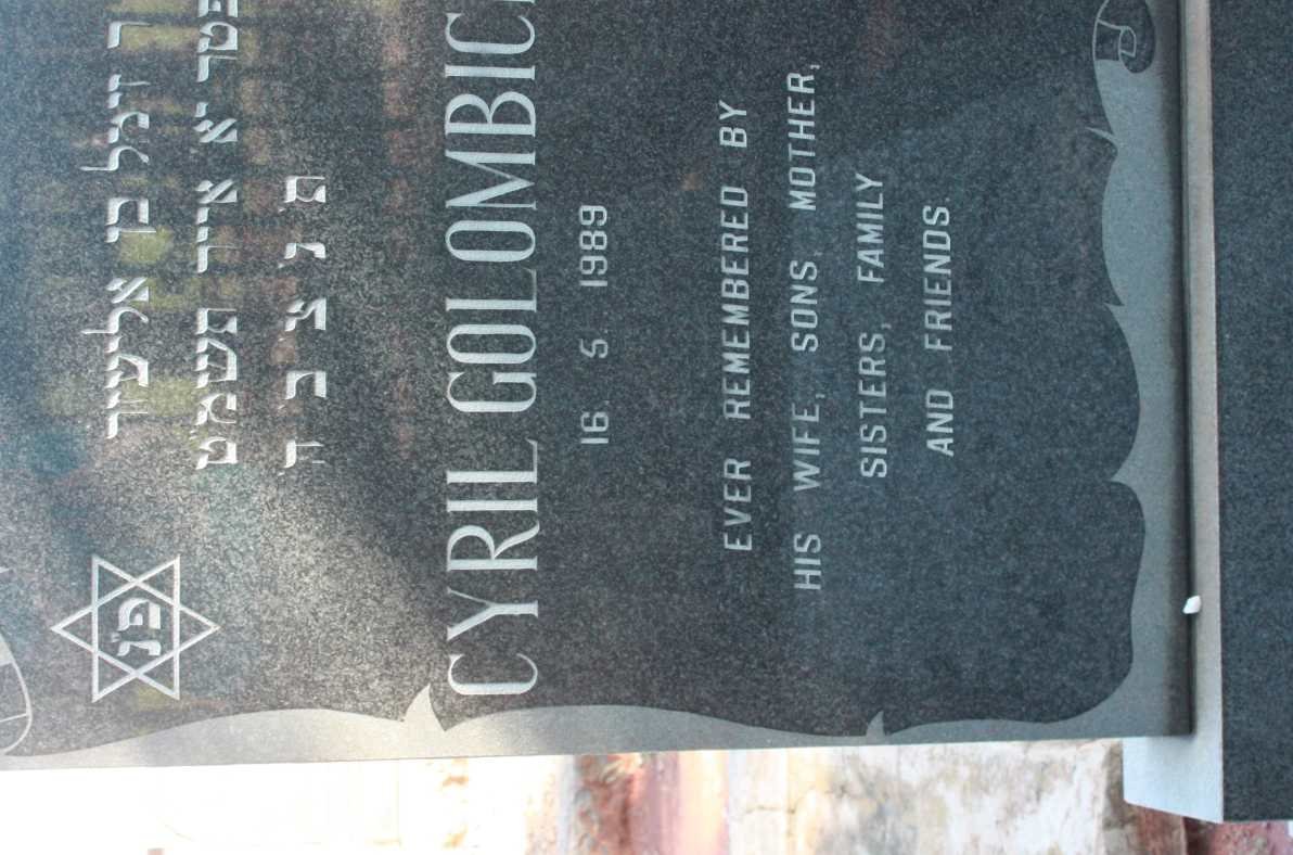 GOLOMBIC Cyril -1989