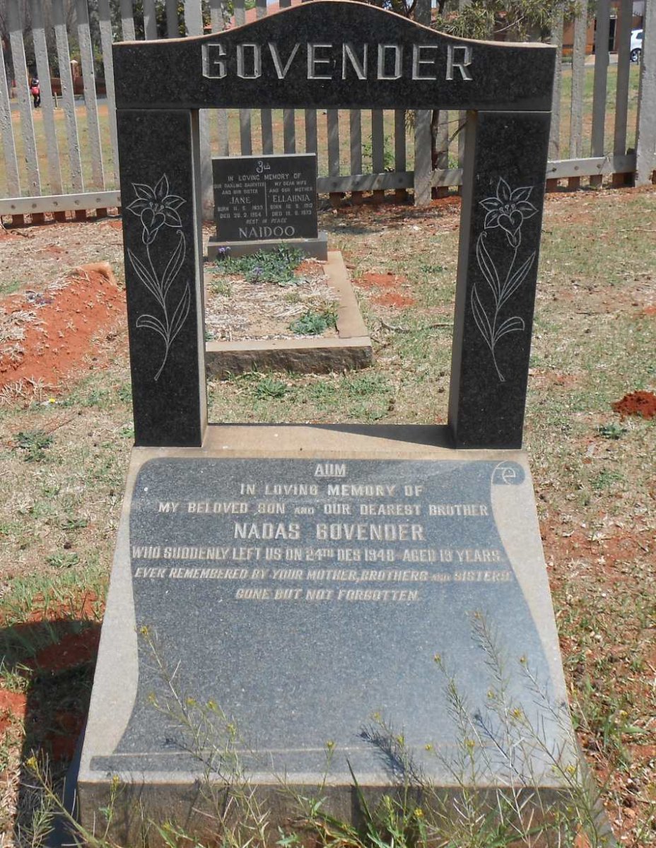 GOVENDER Nadas -1948