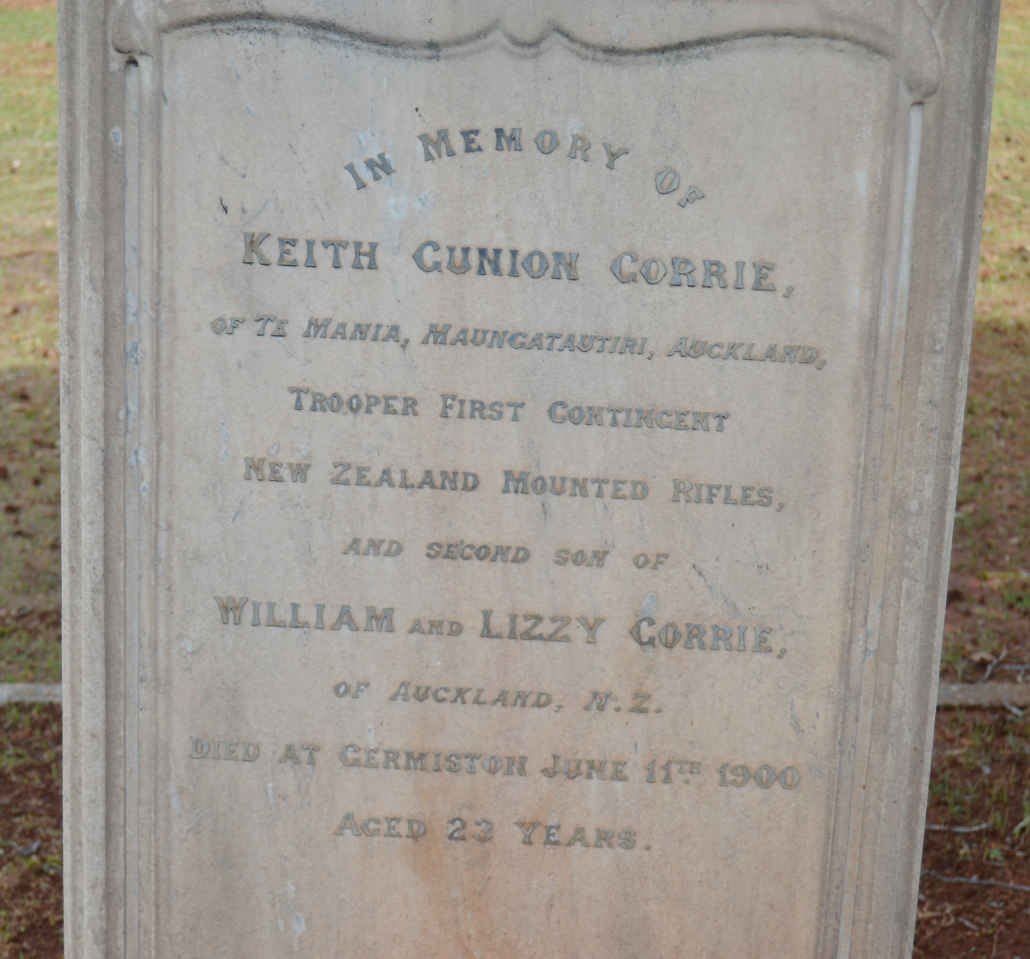 GORRIE Keith Gunion -1901