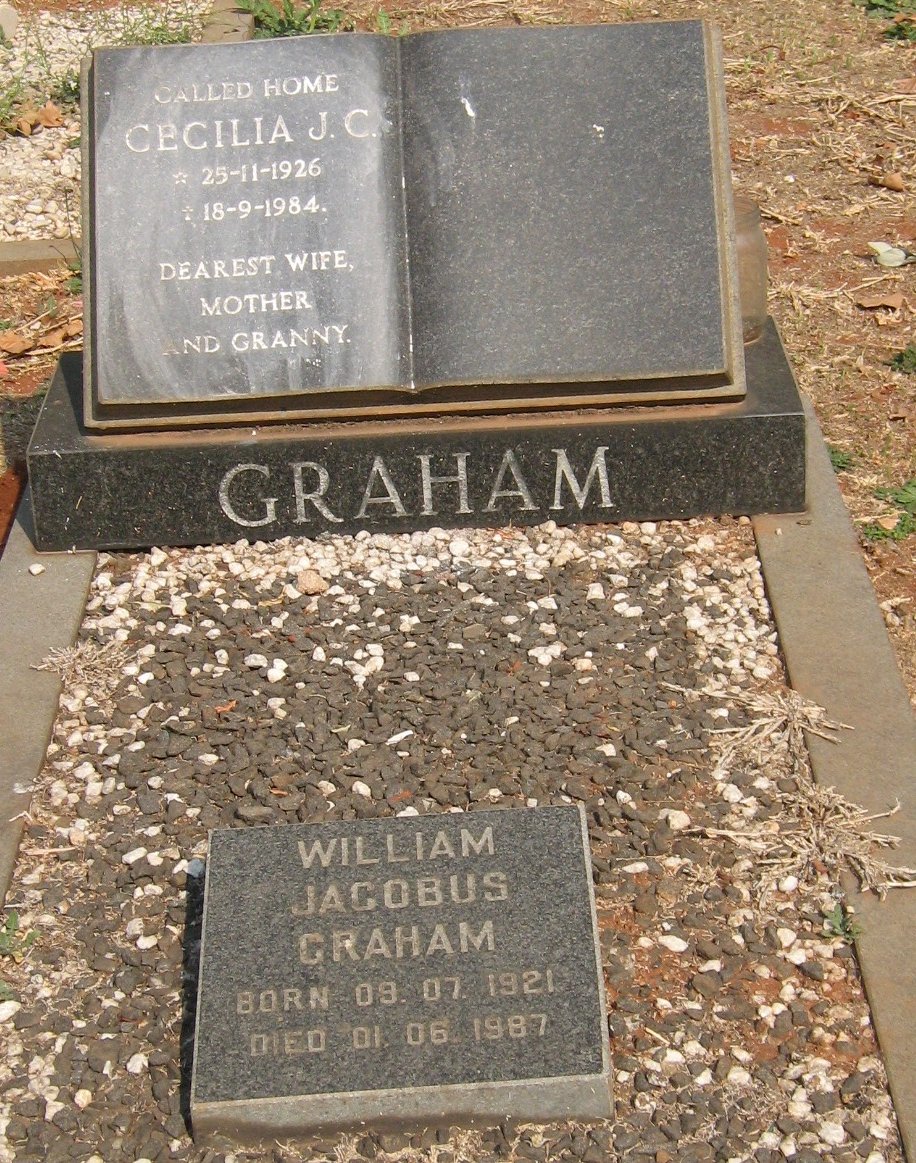 GRAHAM William Jacobus 1921-1987 &amp; Cecilia J.C. 1926-1984