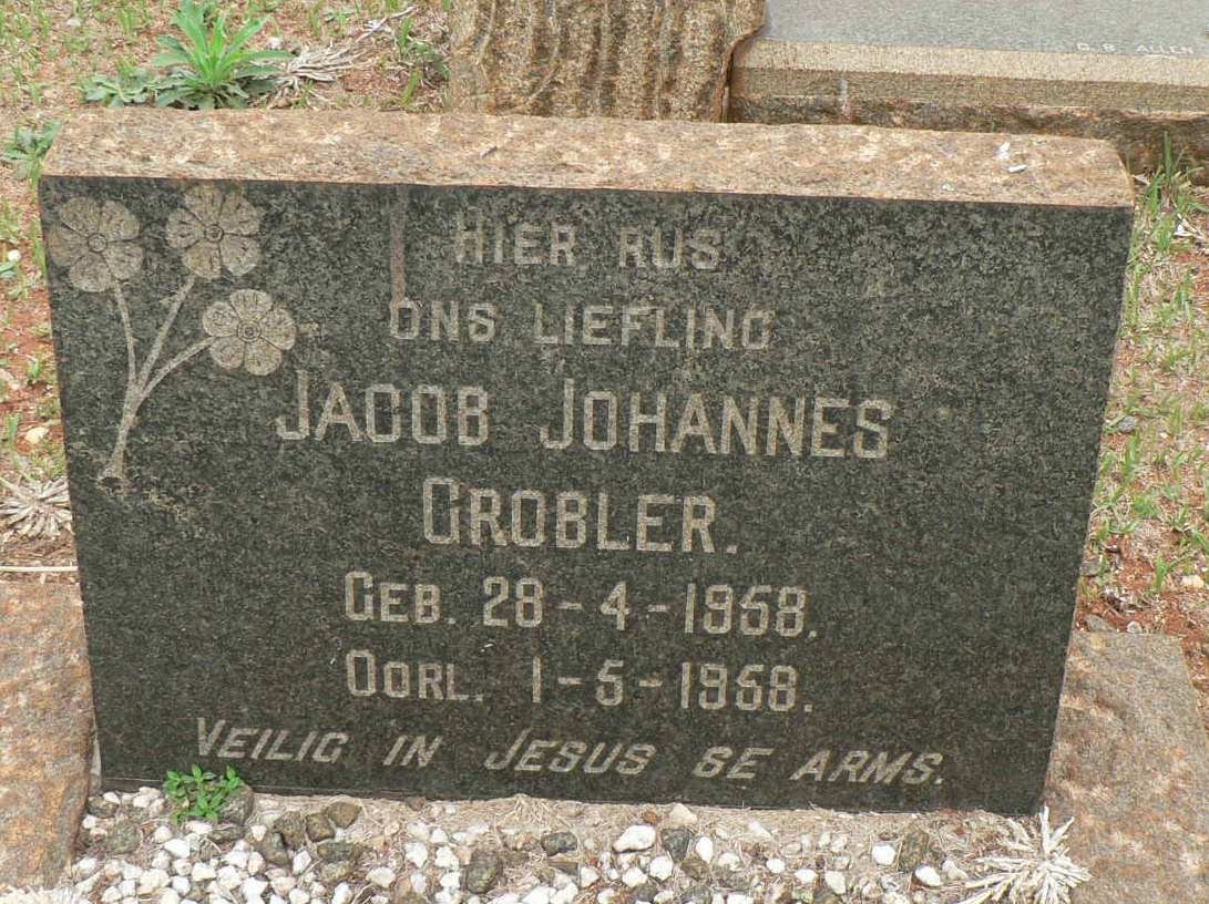 GROBLER Jacob Johannes 1958-1958