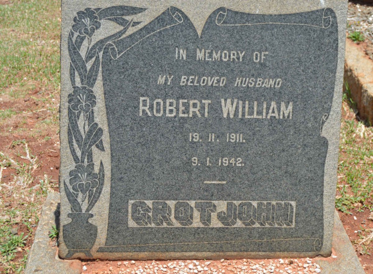 GROTJOHN Robert William 1911-1942