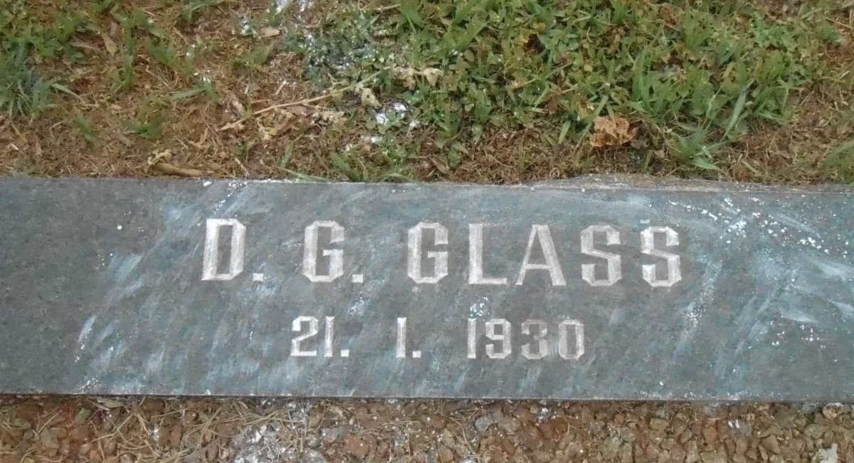 GLASS D.G. -1930