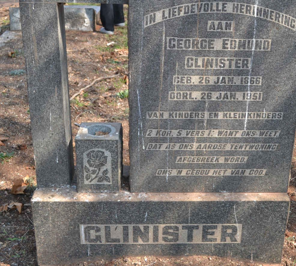GLINISTER George Edmund 1866-1951