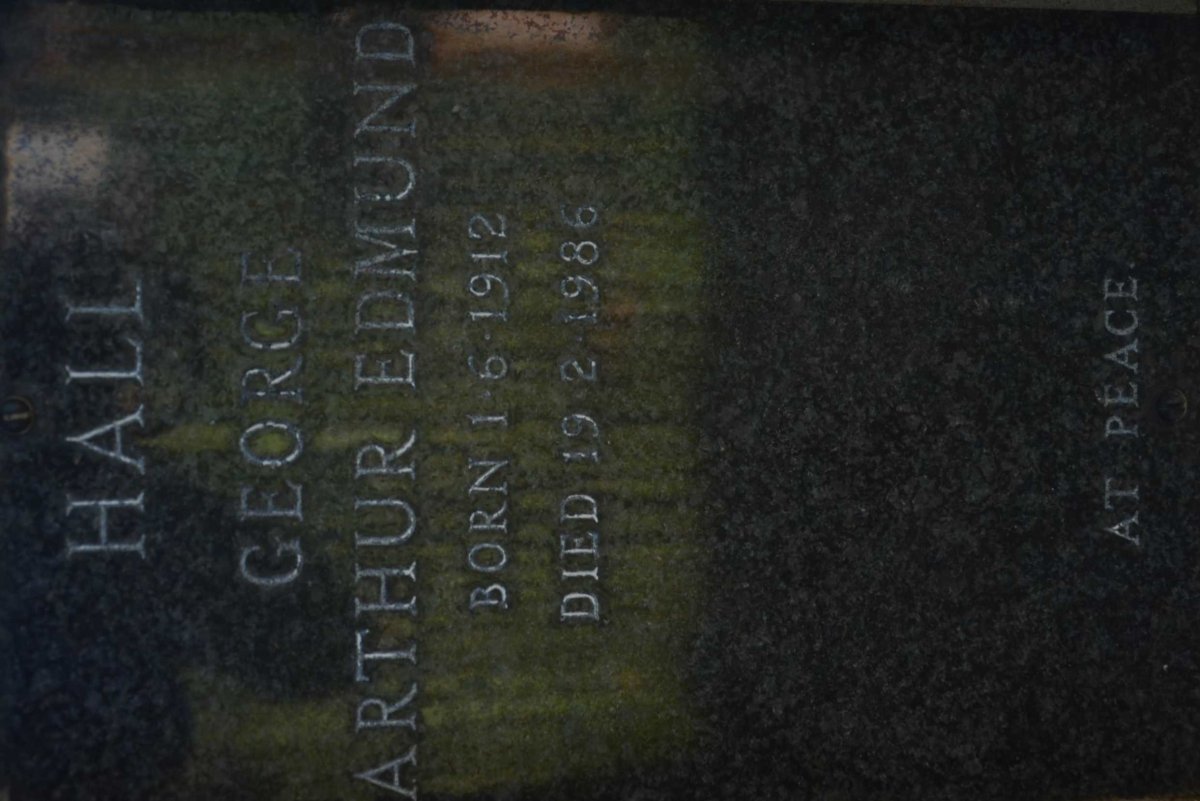 HALL George Arthur Edmund 1912-1986