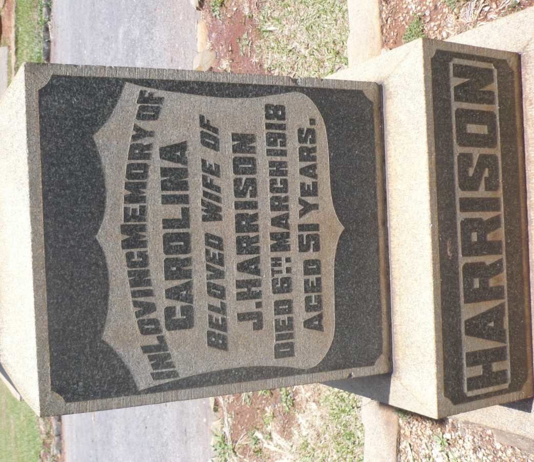 HARRISON Carolina -1918