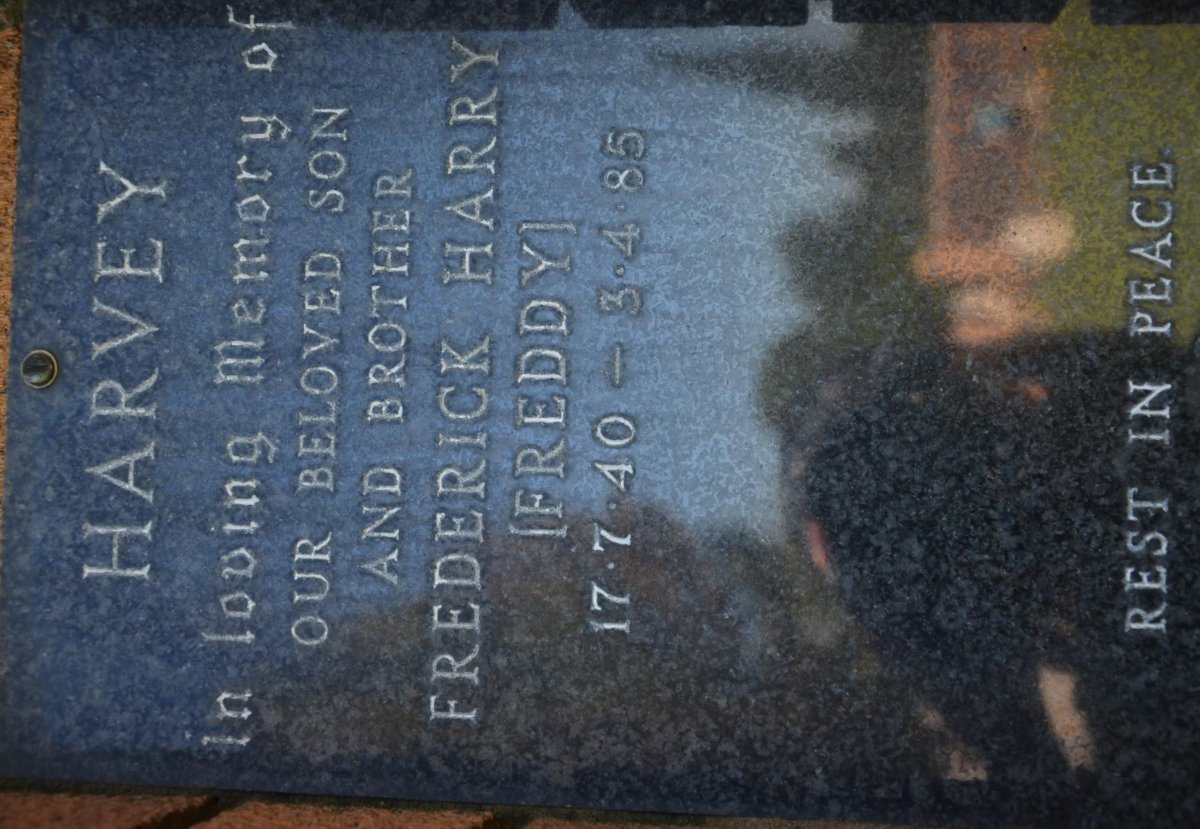 HARVEY Frederick Harry 1940-1985