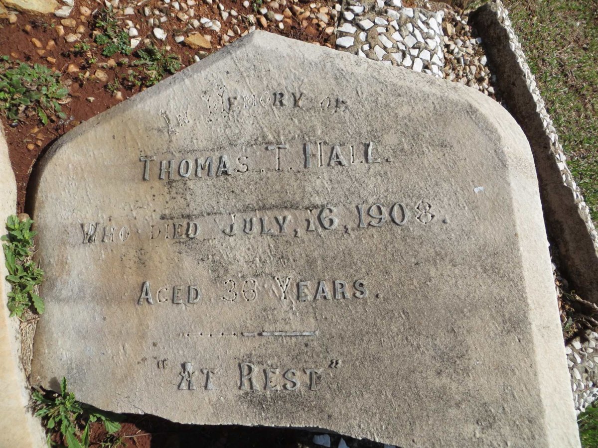 HALL Thomas T. -1908