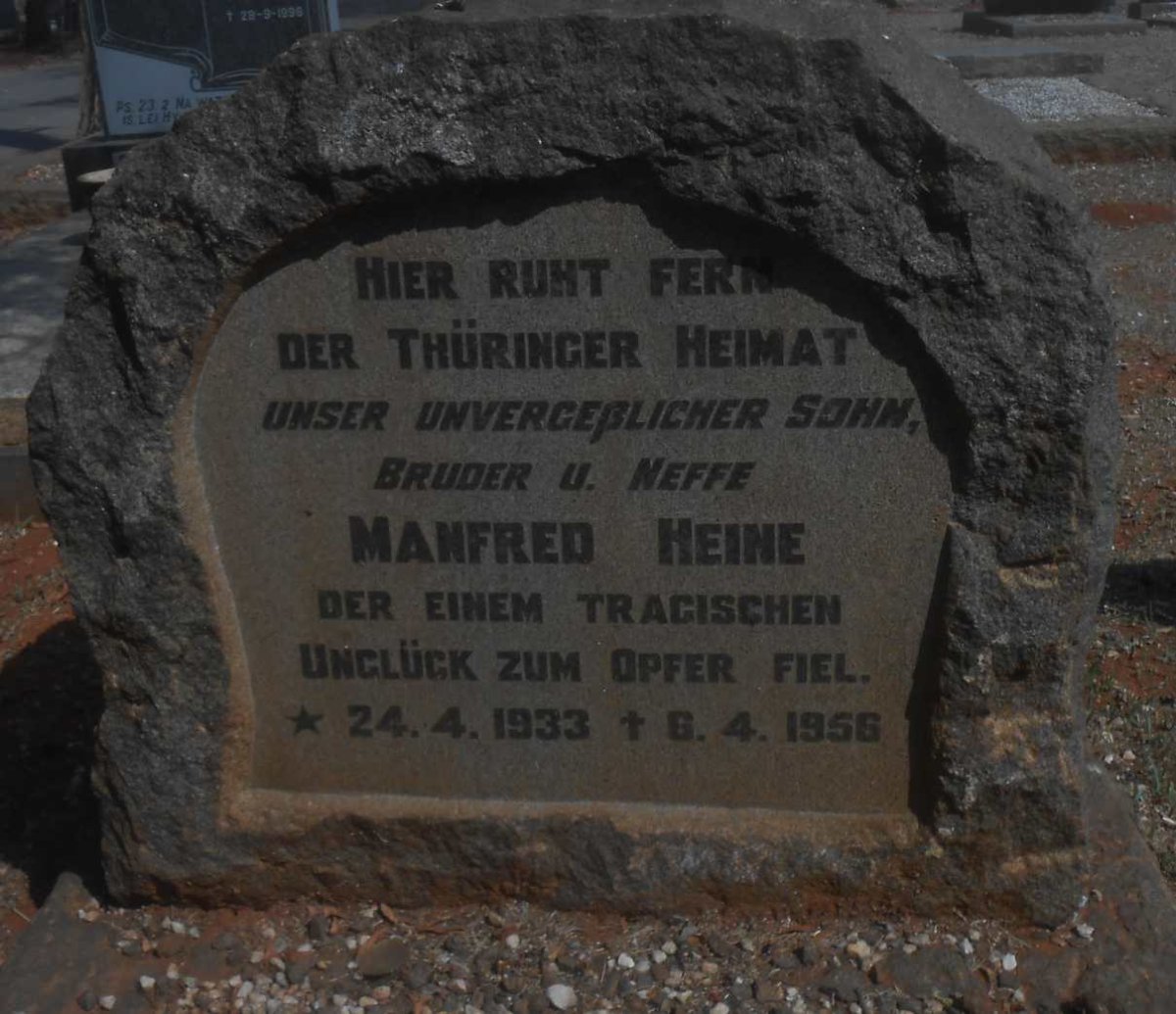 HEINE Manfred 1933-1956