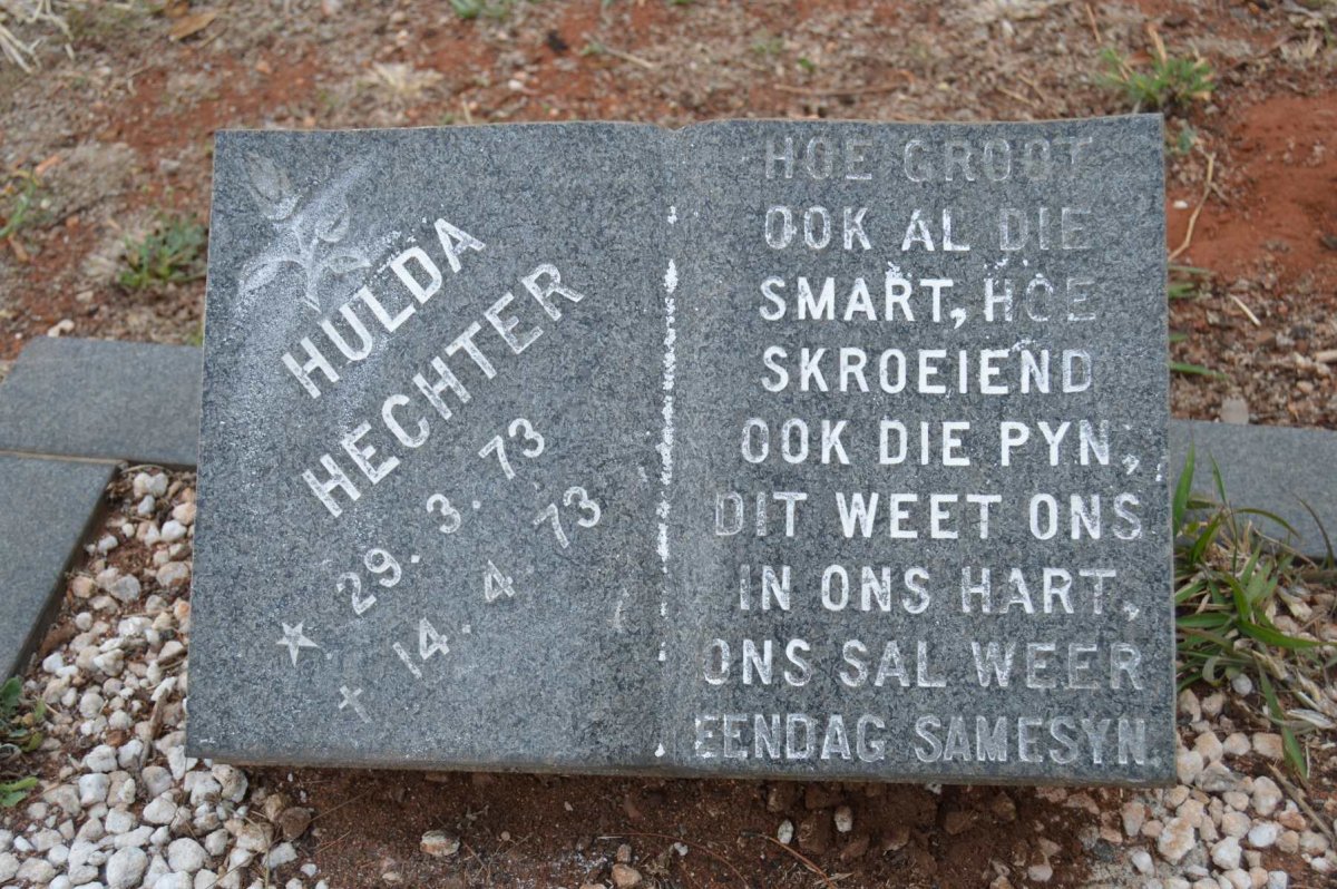 HECHTER Hulda 1973-1973