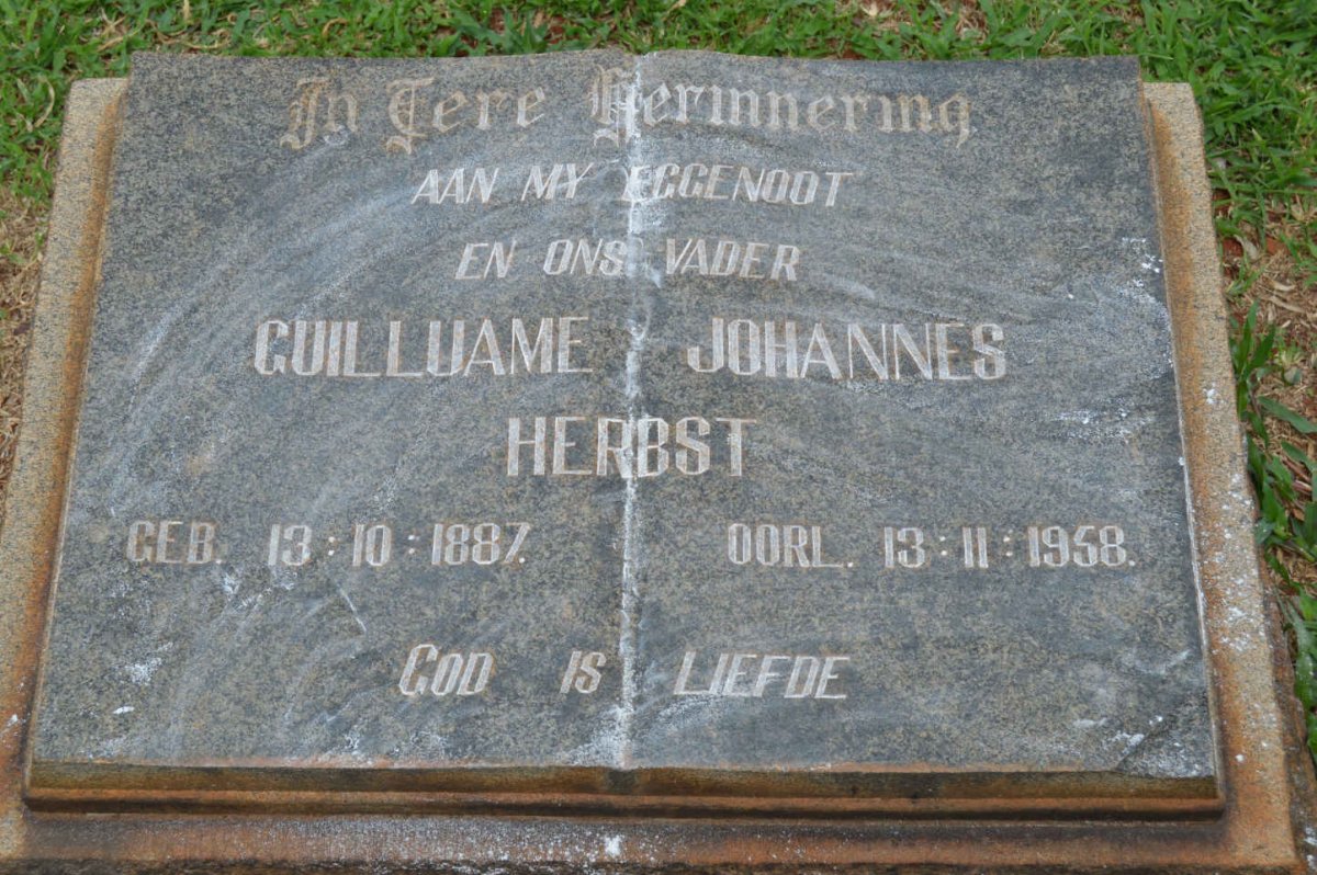HERBST Guillaume Johannes 1887-1958
