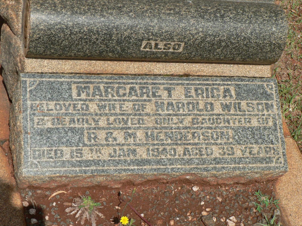 WILSON Margaret Erica -1940