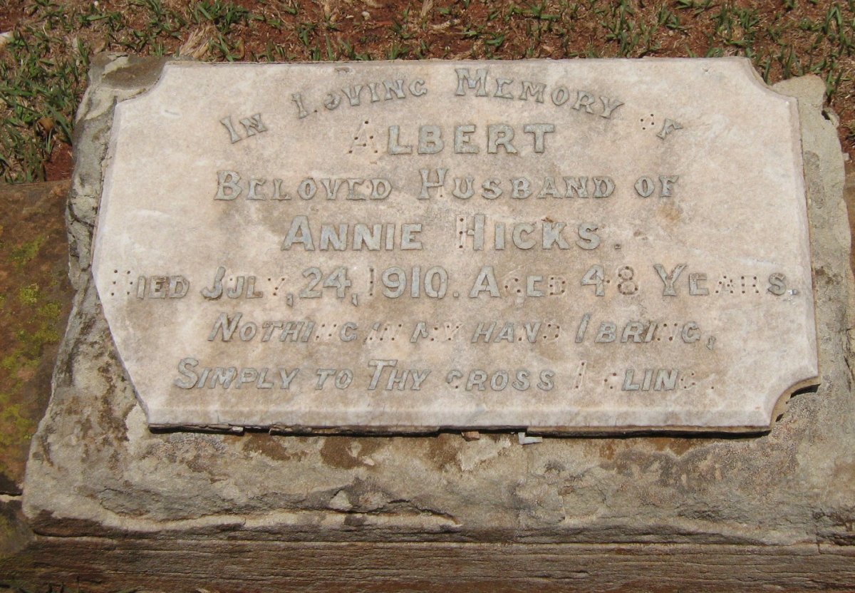 HICKS Albert -1910