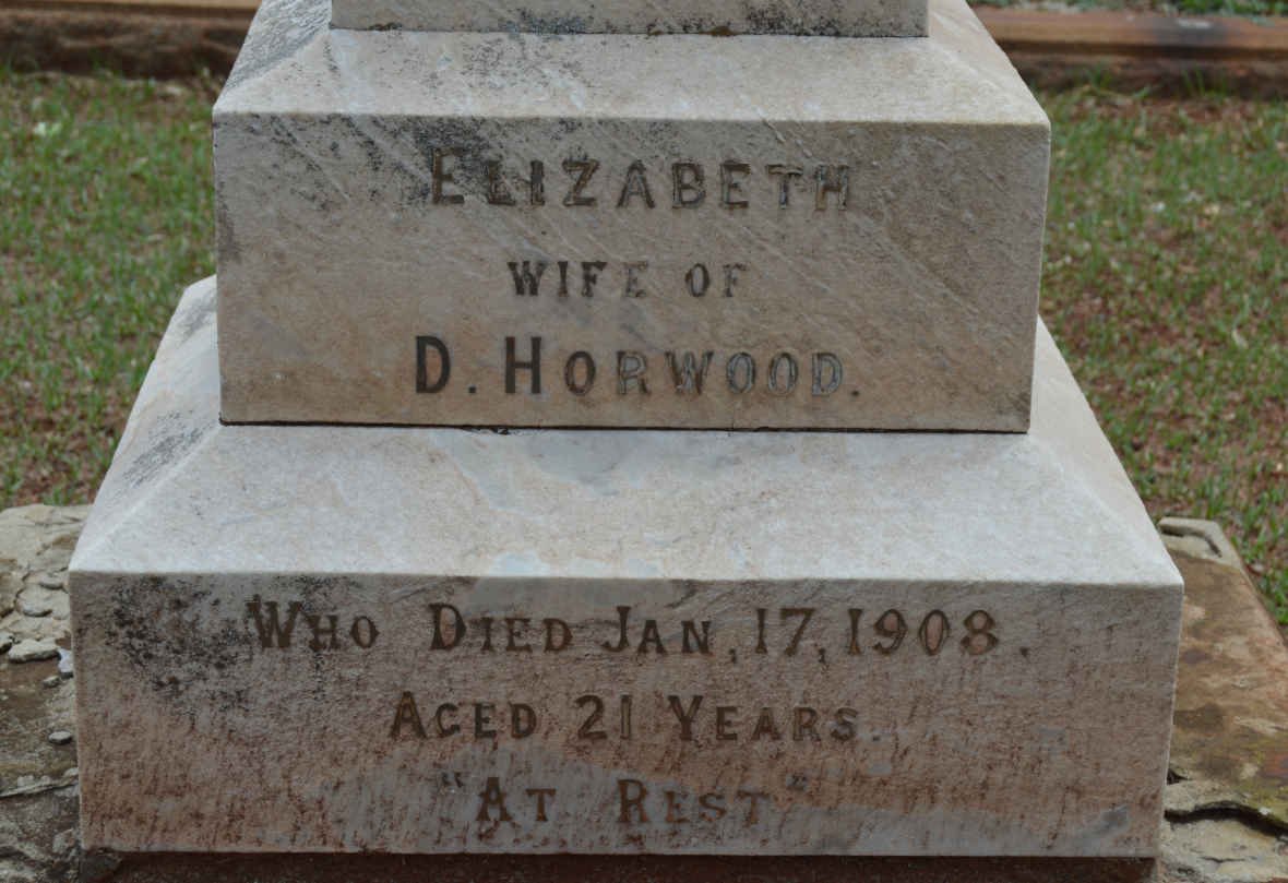 HORWOOD Elizabeth -1908