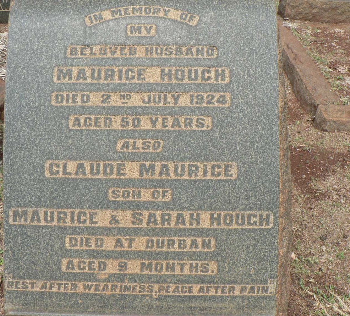 HOUGH Maurice -1924 :: HOUGH Claude Maurice