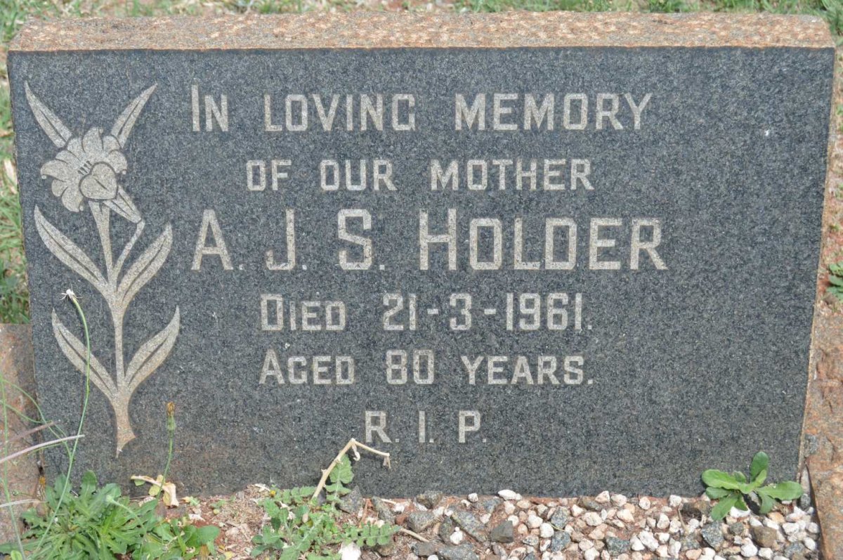 HOLDER A.J.S. -1961
