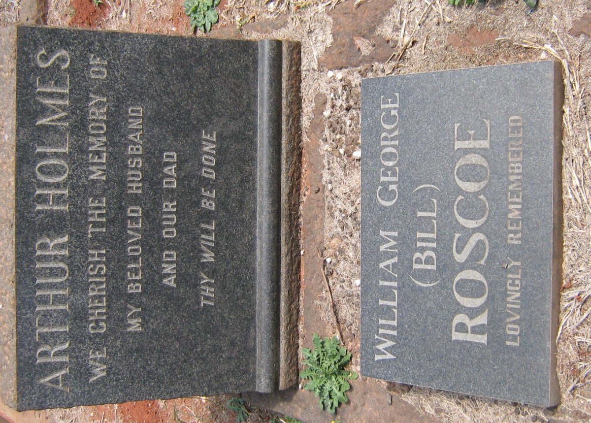 HOLMES Arthur :: ROSCOE William George