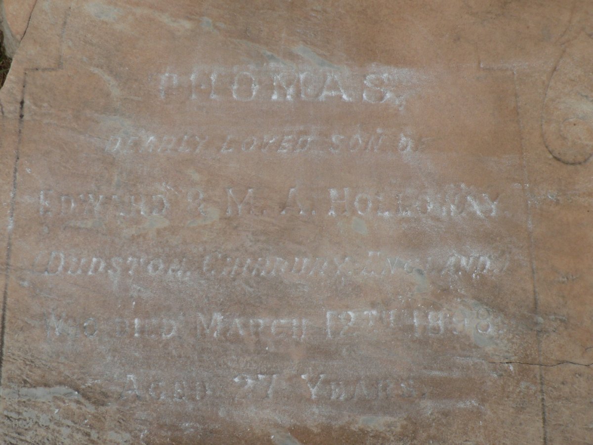 HOLLOWAY Thomas -1898