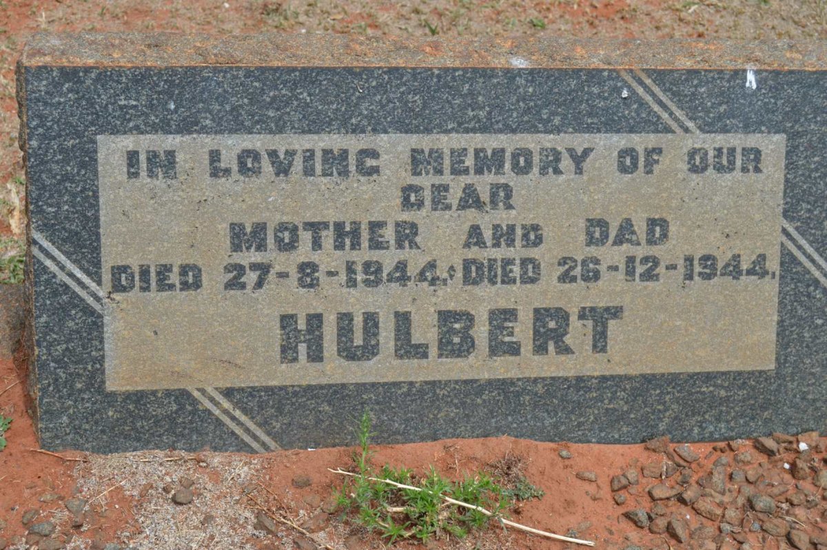 HULBERT ? -1944 &amp; HULBERT ? -1944
