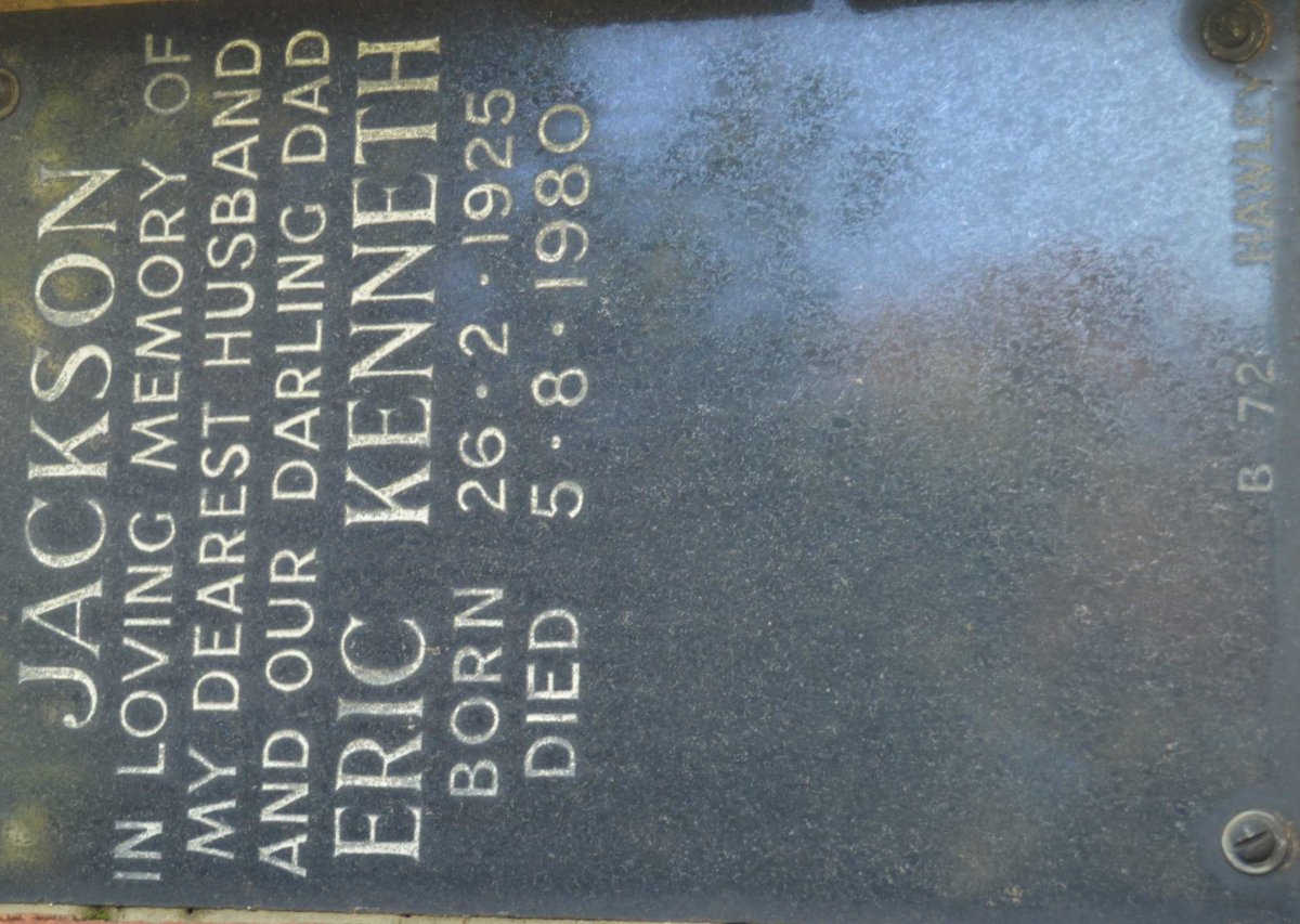 JACKSON Eric Kenneth 1925-1980