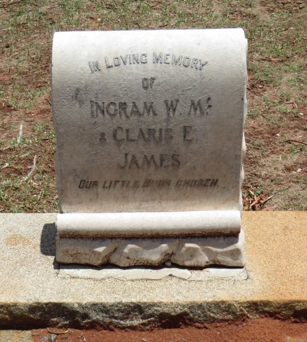 JAMES Ingram W.M. :: JAMES Claris E.