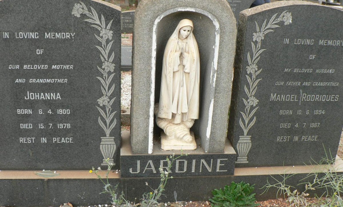 JARDINE Manoel Rodriques 1894-1967 &amp; Johanna 1900-1978