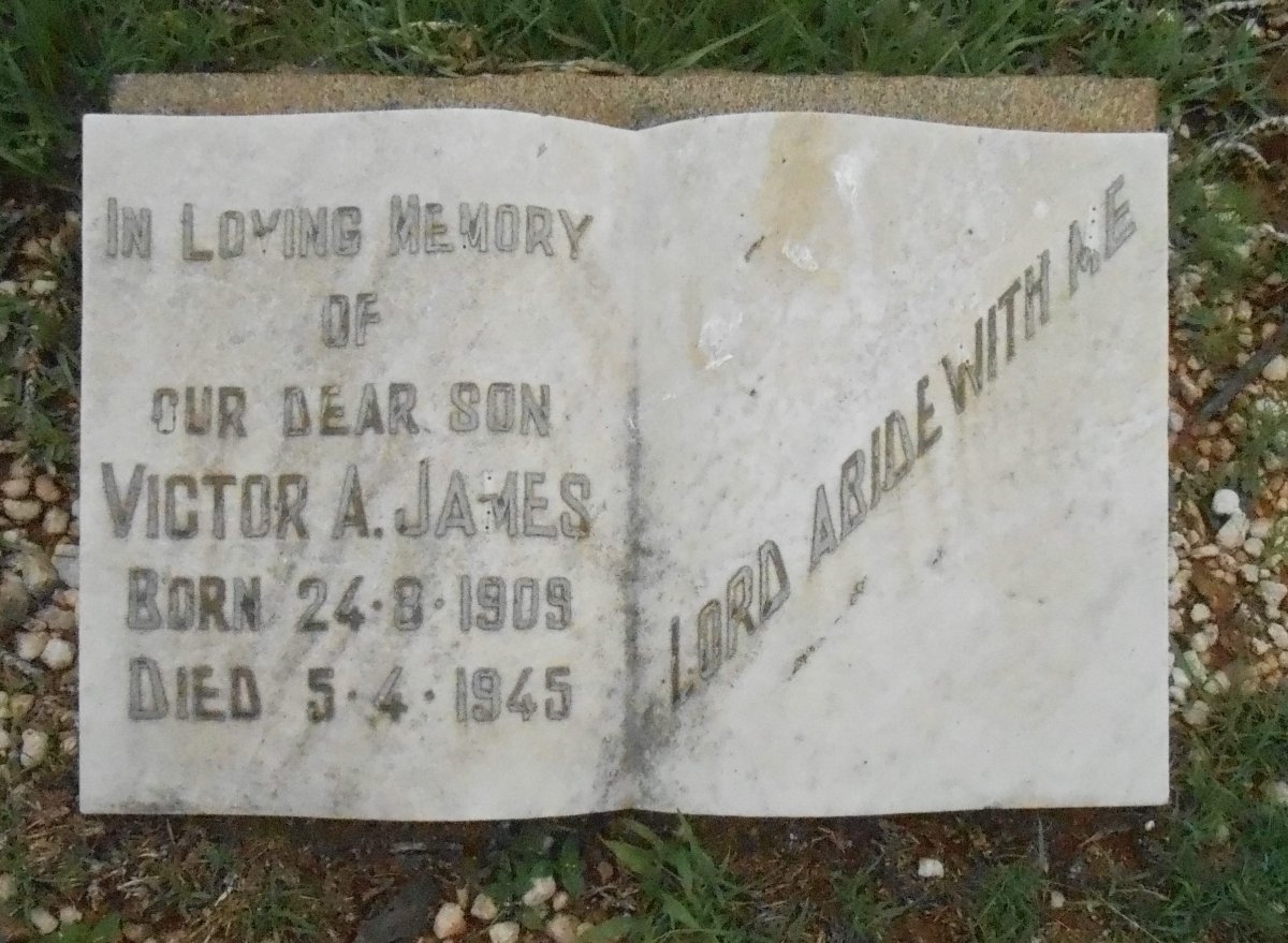 JAMES Victor A. 1909-1945