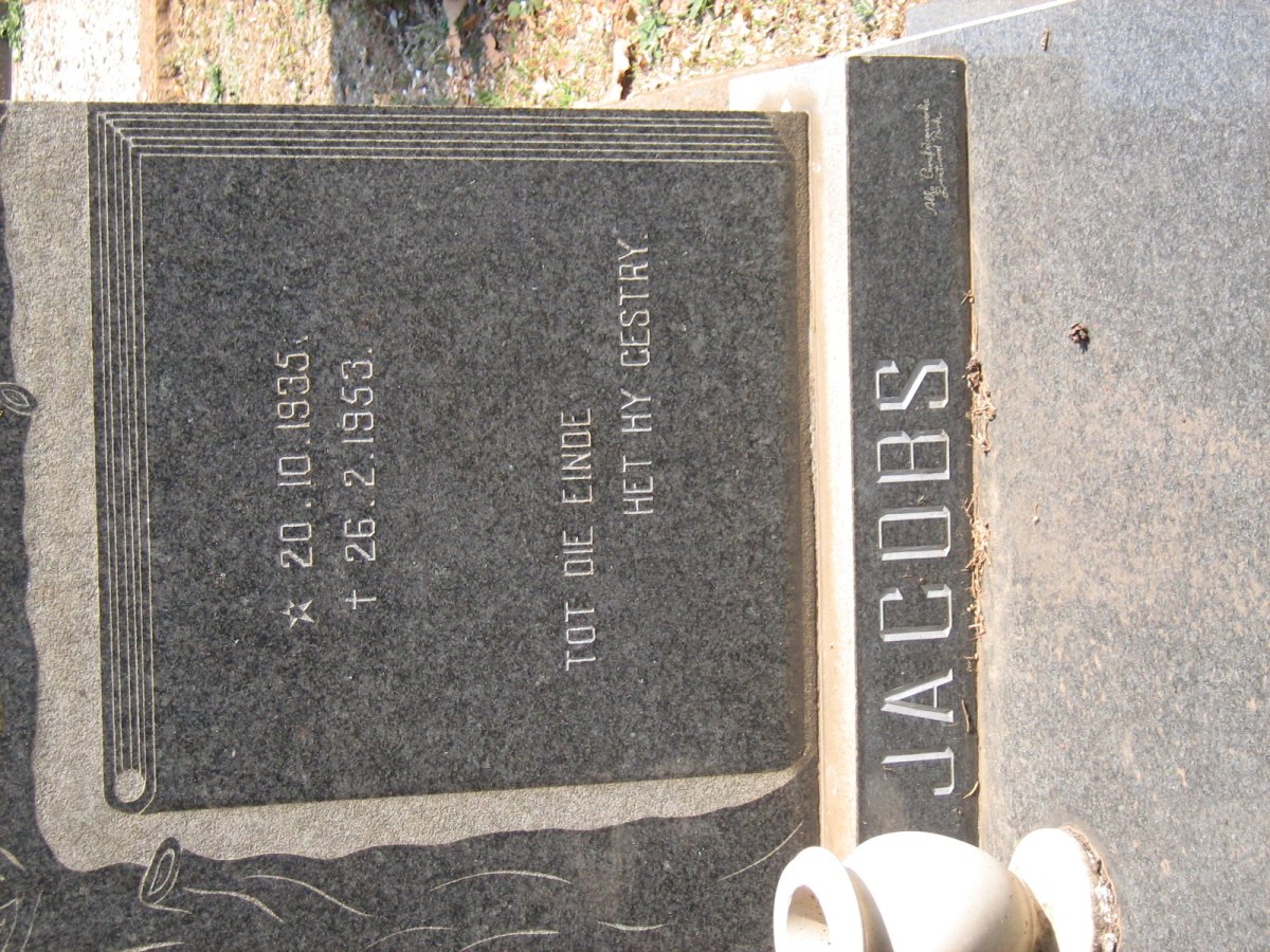JACOBS ? 1935-1953