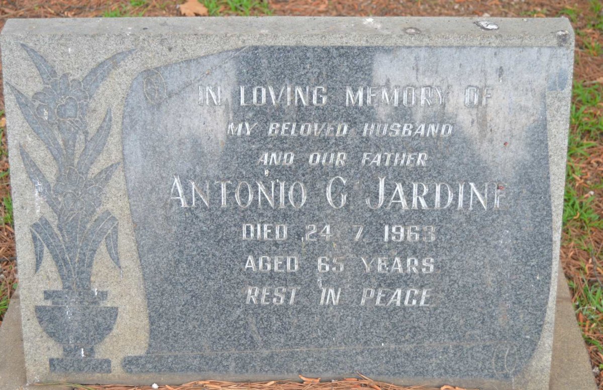 JARDINE Antonio G. -1963