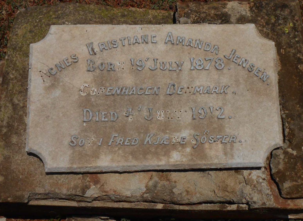 JENSEN Agnes Kristiane Amanda 1878-1912