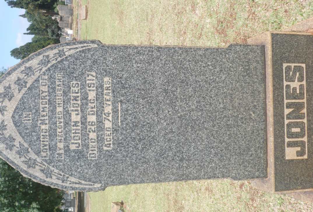 JONES John -1917