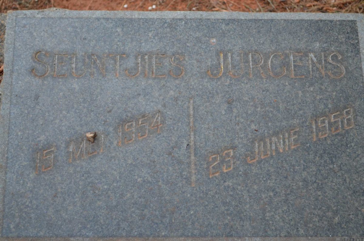 JURGENS Seuntjies 1954-1958
