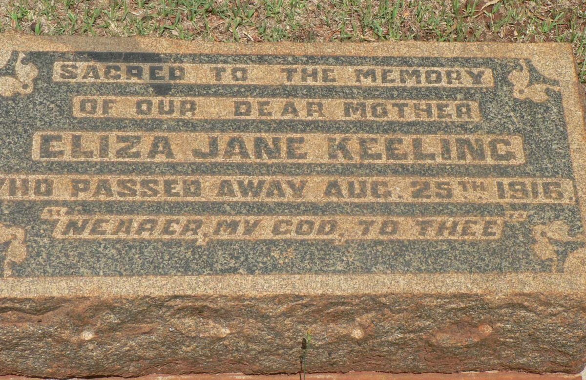 KEELING Eliza Jane -1916