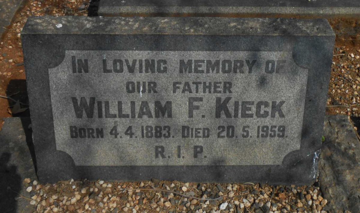 KIECK William F. 1883-1959
