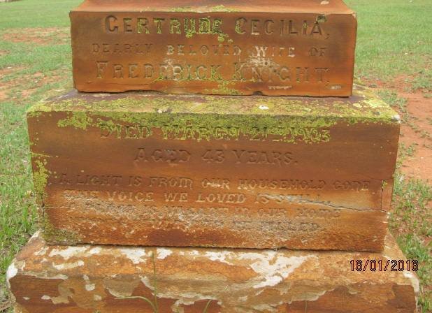 KNIGHT Gertrude Cecilia -1903