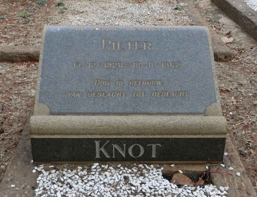 KNOT Pieter 1928-1962