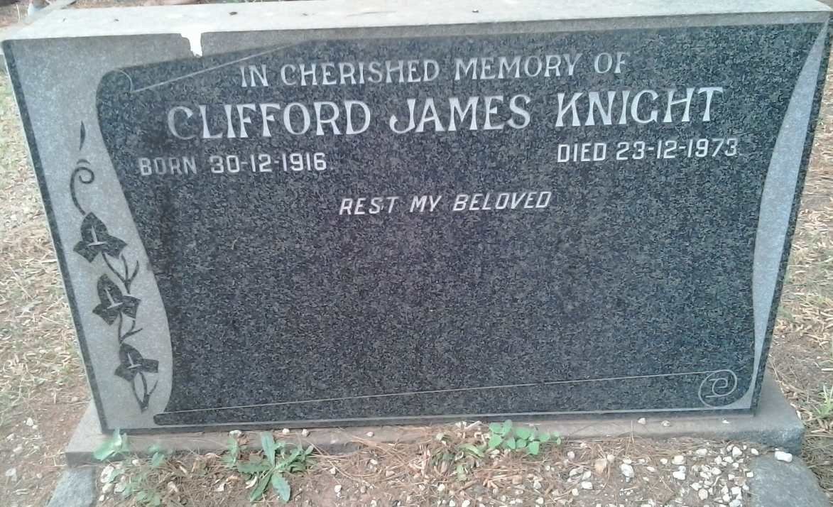 KNIGHT Clifford James 1916-1973