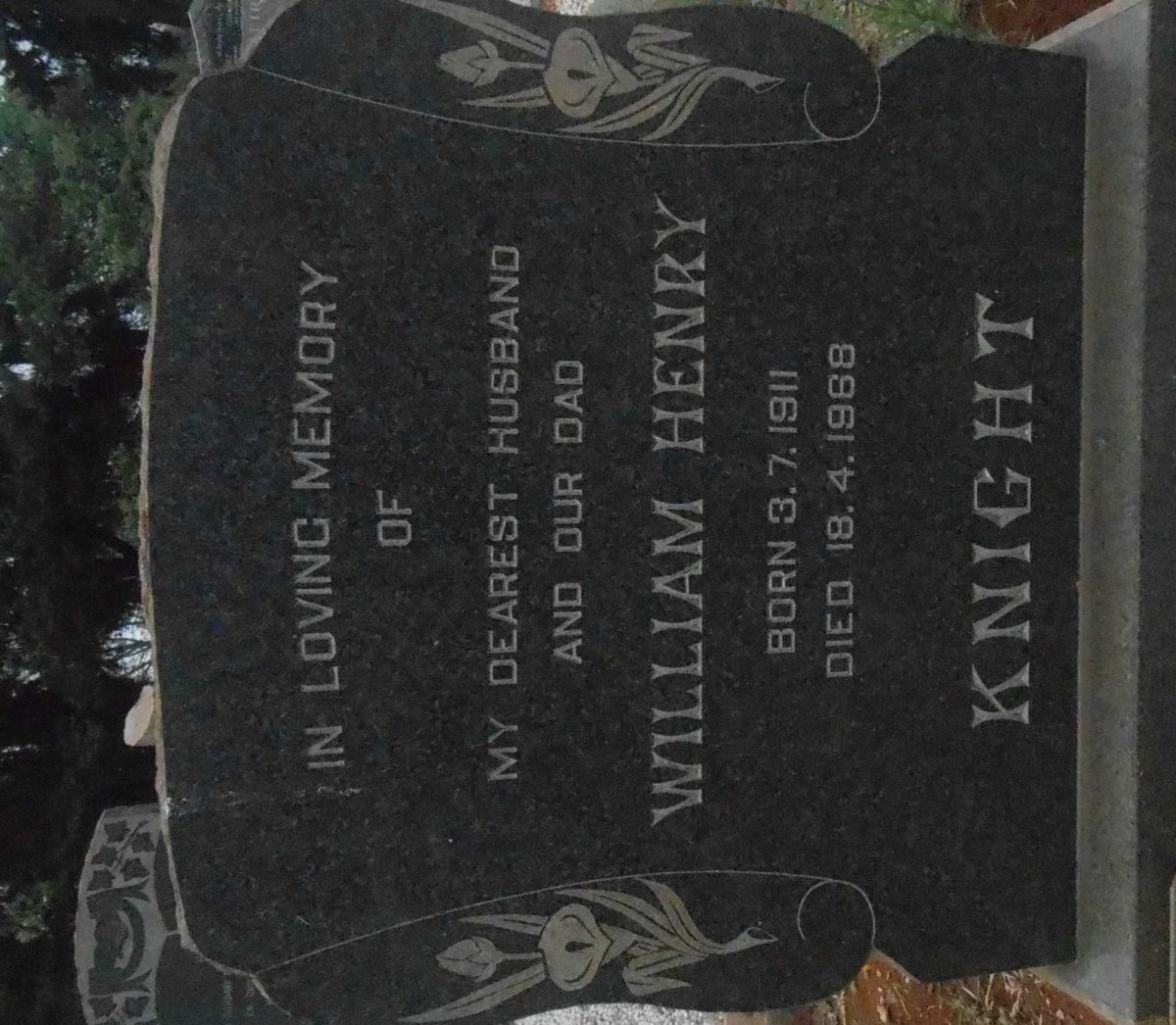 KNIGHT William Henry 1911-1968