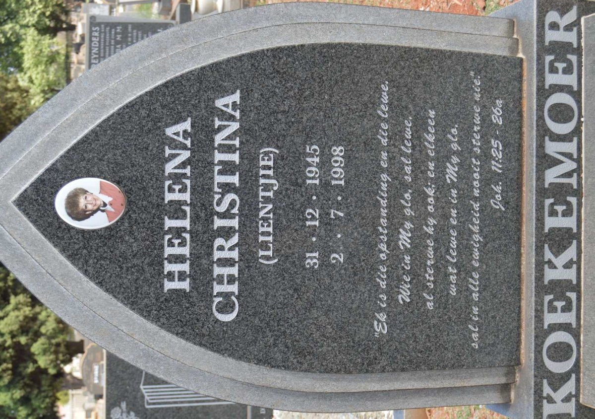 KOEKEMOER Helena Christina 1945-1998