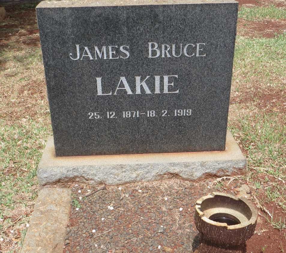 LAKIE James Bruce 1871-1919