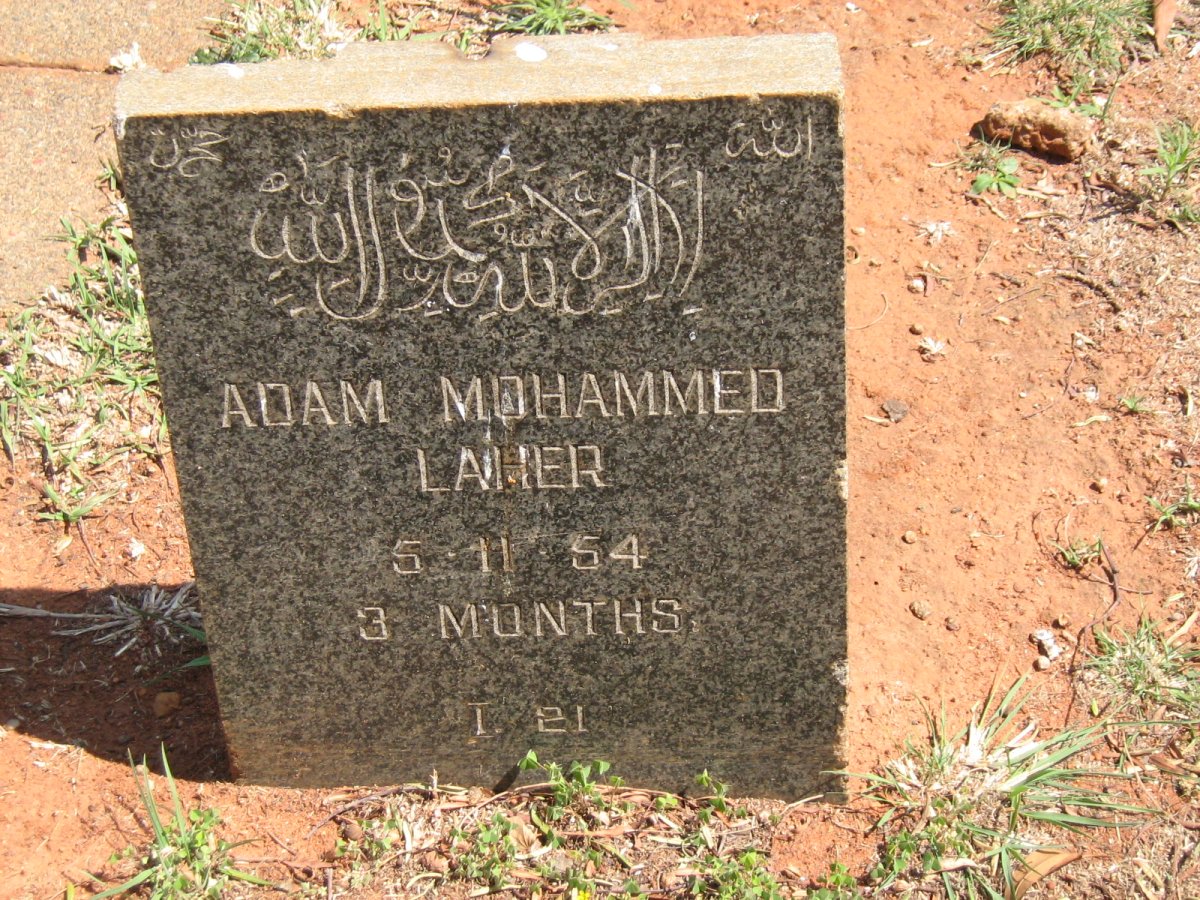LAHER Adam Mohammed -1954