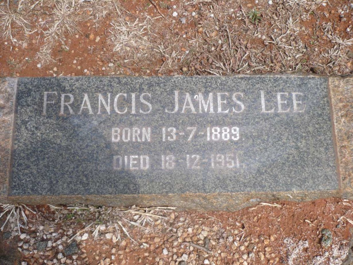 LEE Francis James 1889-1951