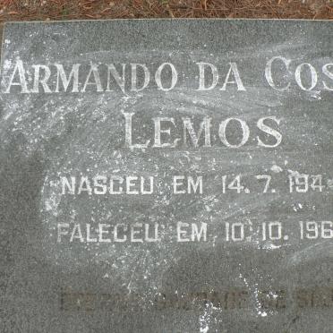 LEMOS Armanda Da Costa 1944-1964