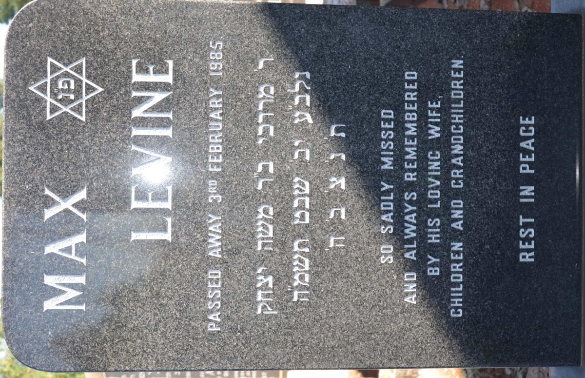 LEVINE Max -1985