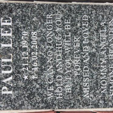LEE Paul 1970-2008