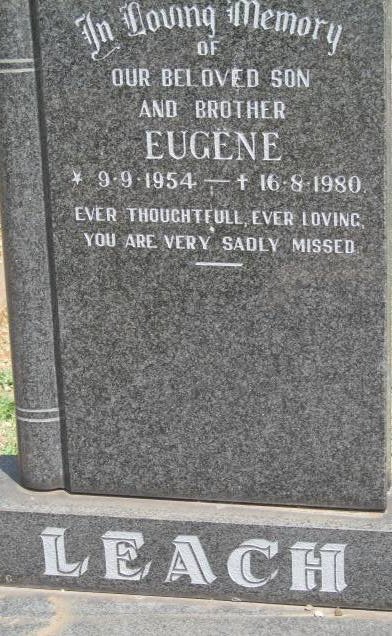 LEACH Eugene 1954-1980