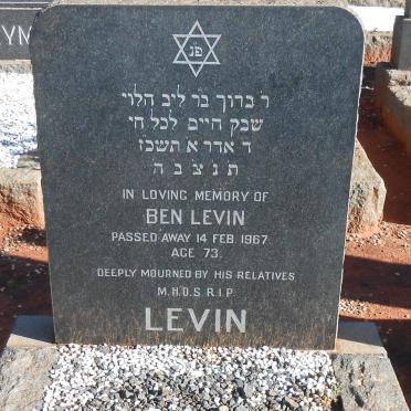 LEVIN Ben -1967