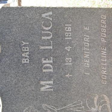 LUCA M., de -1961